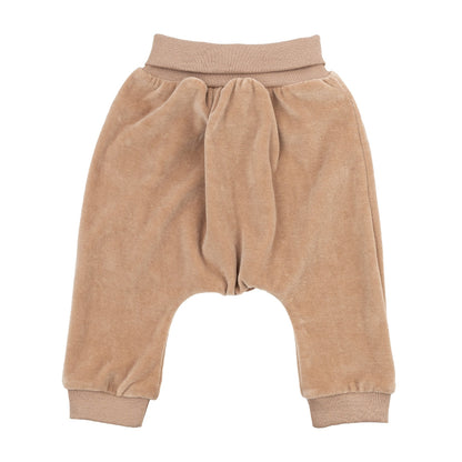 Pantaloni in Cotone Biologico Velour - Colori Vari