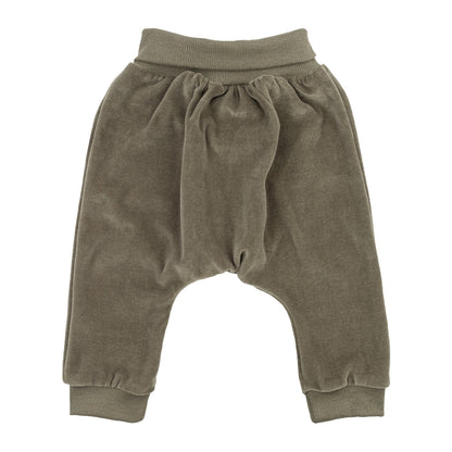 Pantaloni in Cotone Biologico Velour - Colori Vari