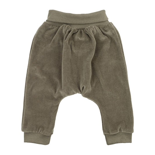 Pantaloni in Cotone Biologico Velour - Colori Vari