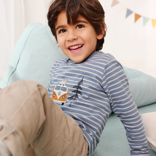 Maglia a manica lunga in Cotone Biologico - Wild