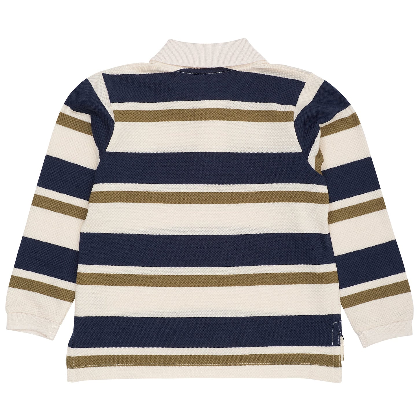 Polo in Cotone Biologico - Navy/Verde