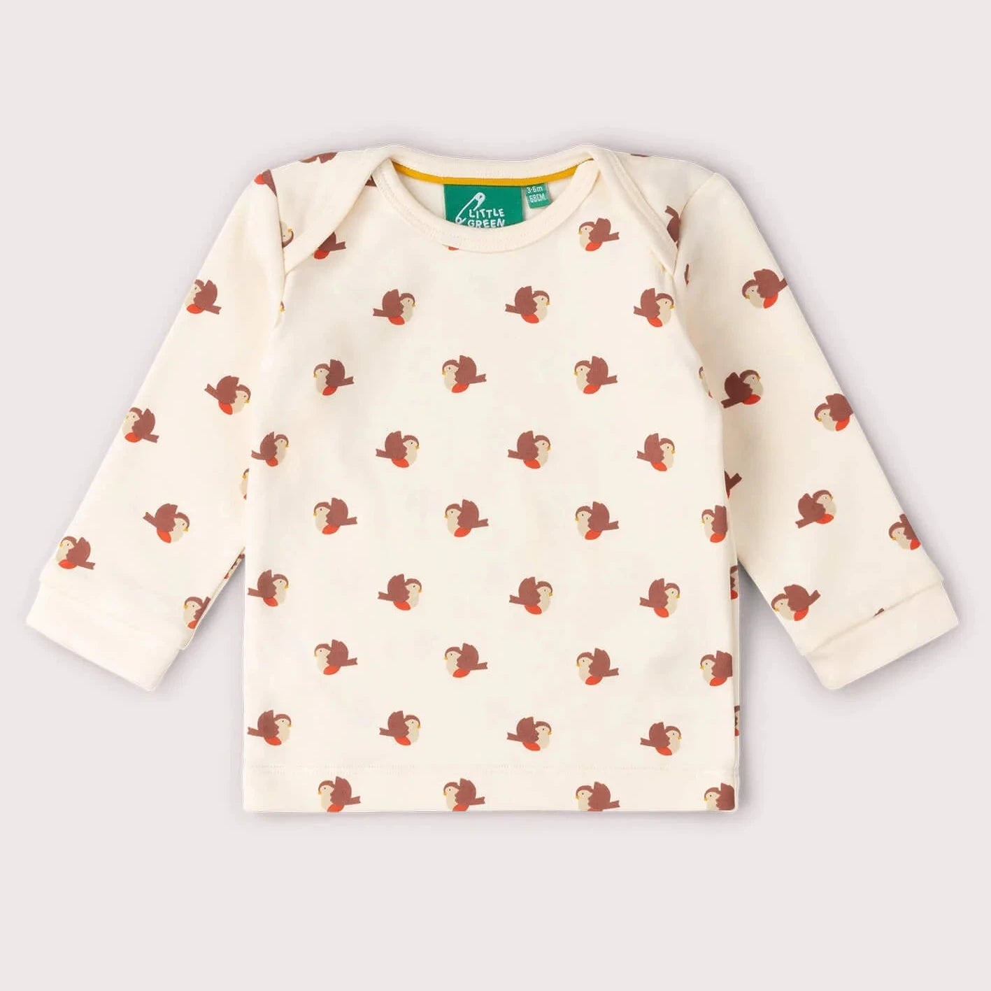 Set 2 pezzi in Cotone Biologico - Pettirosso