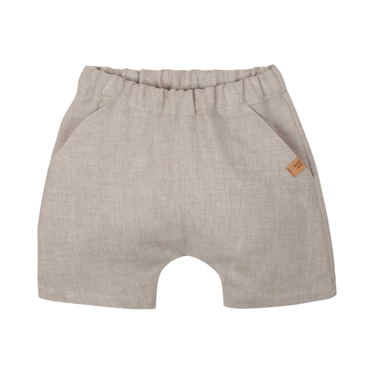 Shorts 100% Lino - Beige
