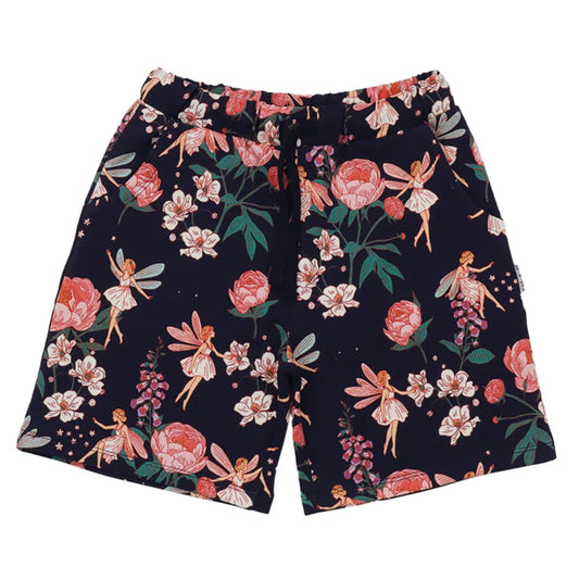 Shorts in Cotone Biologico - Fairies and Flowers