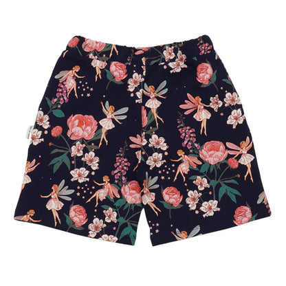 Shorts in Cotone Biologico - Fairies and Flowers