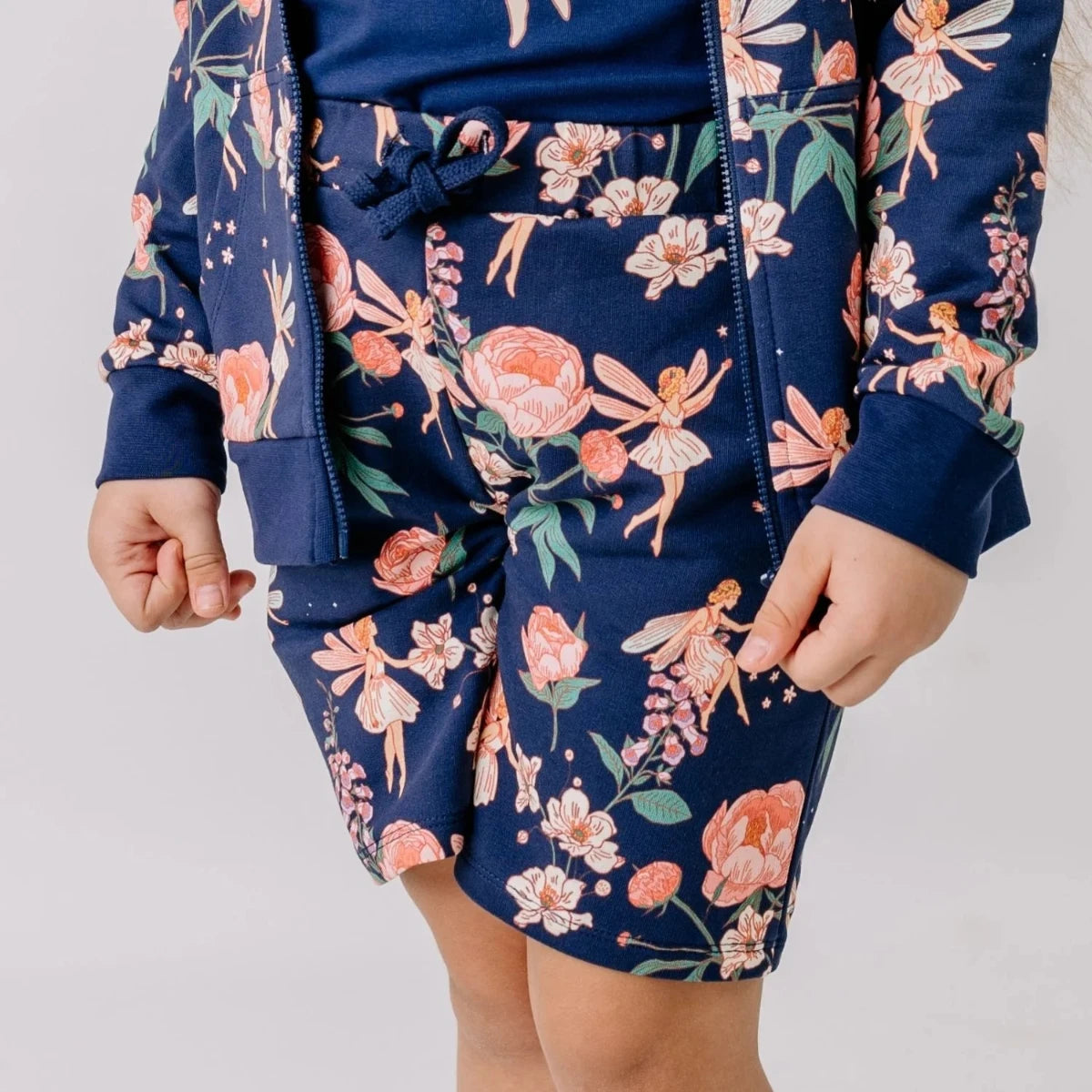 Shorts in Cotone Biologico - Fairies and Flowers
