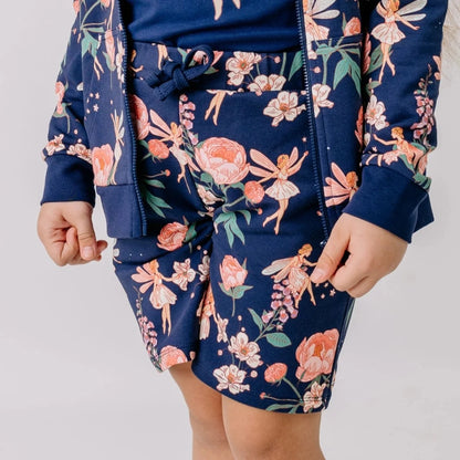 Shorts in Cotone Biologico - Fairies and Flowers