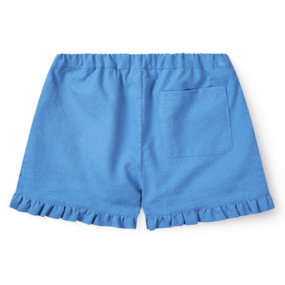 Pantaloncini volant in Cotone Biologico - Cobalto