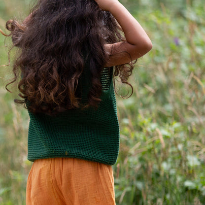Smanicato in maglia di Cotone Biologico