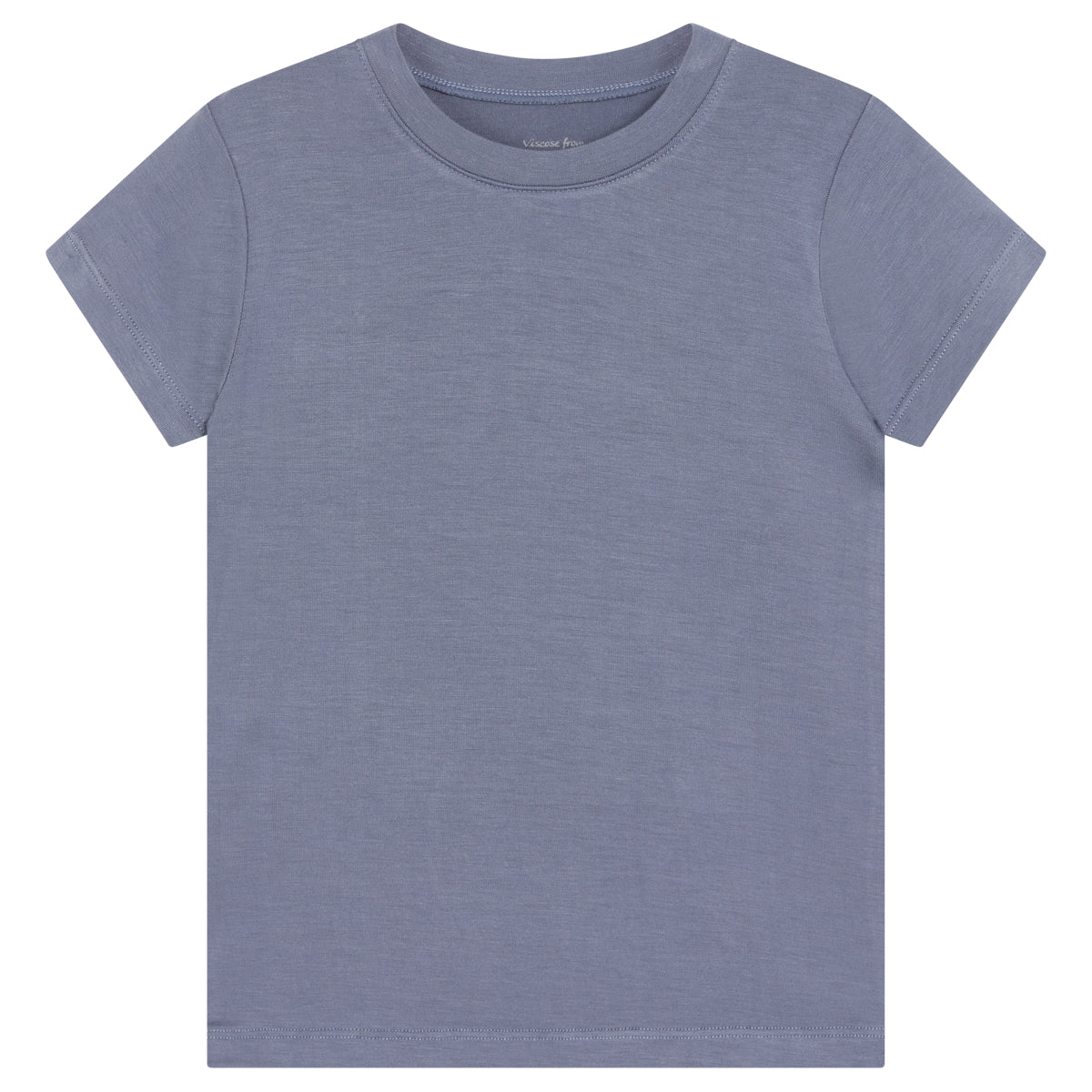 T-shirt in Bamboo - Azzurro