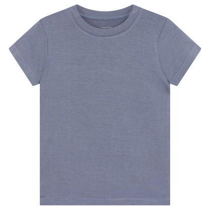 T-shirt in Bamboo - Azzurro