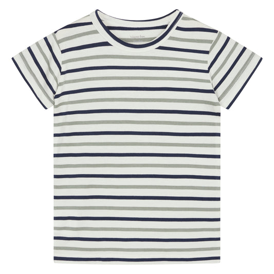 T-shirt in Bamboo - Righe blu