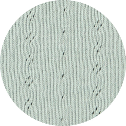 T-shirt in Cotone Biologico Pointelle - Verde