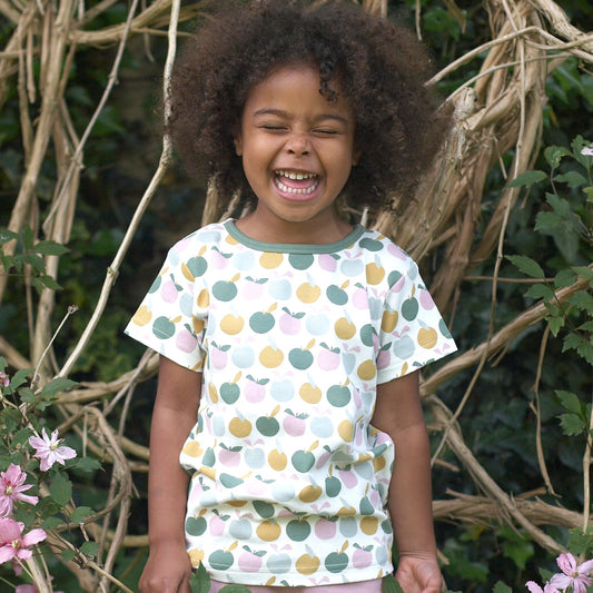 T-shirt in Cotone Biologico - Mele