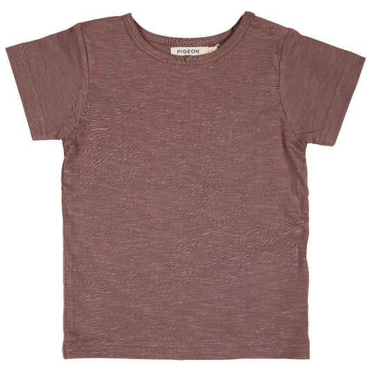 T-shirt in Cotone Biologico - Cacao melange