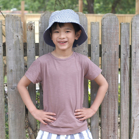 T-shirt in Cotone Biologico - Cacao melange