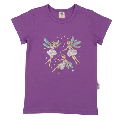 T-shirt in Cotone Biologico - Fairies and Flowers