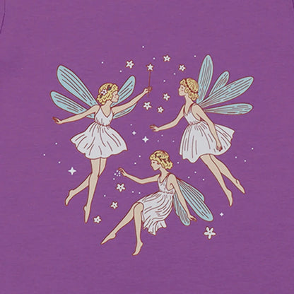 T-shirt in Cotone Biologico - Fairies and Flowers