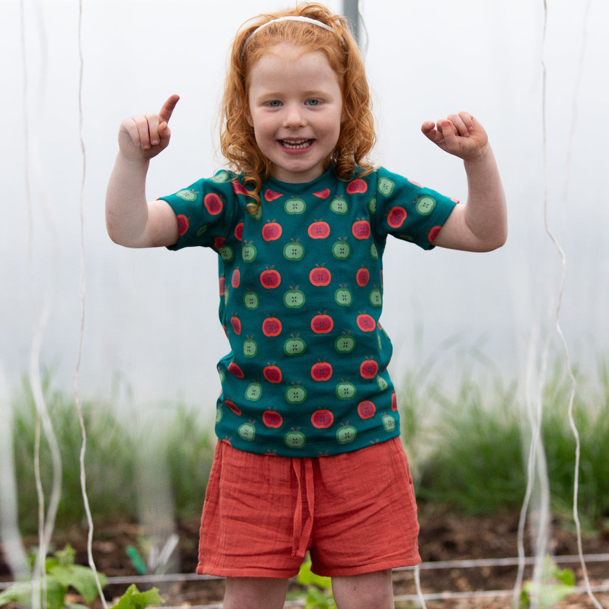 T-shirt in Cotone Biologico - Mele