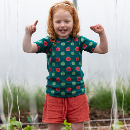 T-shirt in Cotone Biologico - Mele