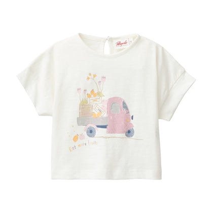 T-shirt in Cotone Biologico - Flowers and Fruits