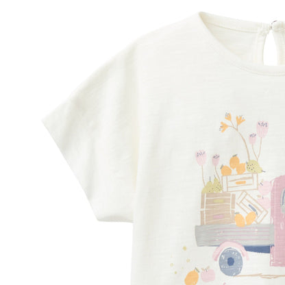 T-shirt in Cotone Biologico - Flowers and Fruits