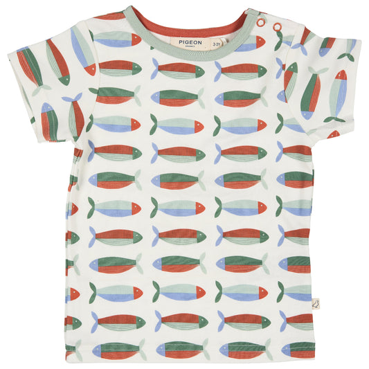 T-shirt in Cotone Biologico - Sardine