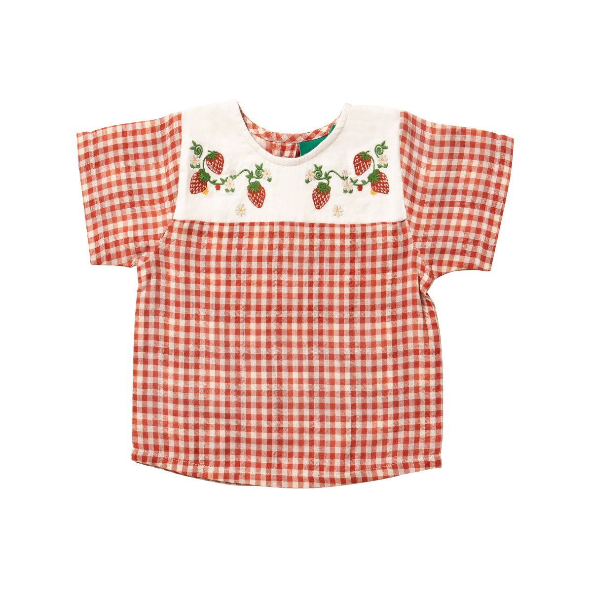 Blusa in Cotone Biologico - Fragole