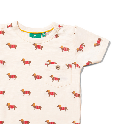 T-shirt in Cotone Biologico - Bassotti