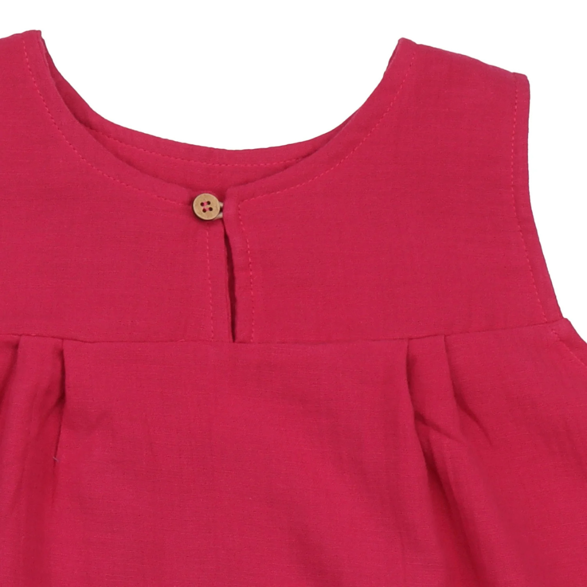 Top in Mussola di Cotone Biologico - Magenta