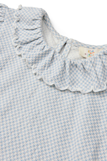 Blusa in Cotone Biologico - Dusty Blue
