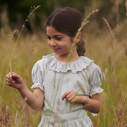Blusa in Cotone Biologico - Dusty Blue