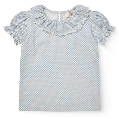 Blusa in Cotone Biologico - Dusty Blue