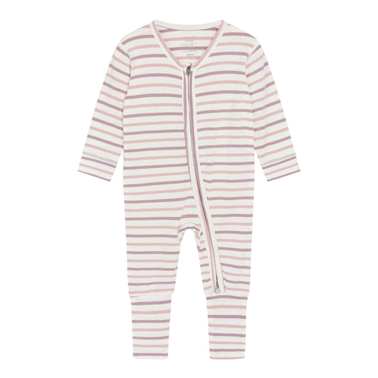 Tutina in Bamboo - Righe Malva