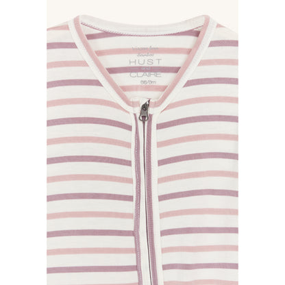 Tutina in Bamboo - Righe Malva