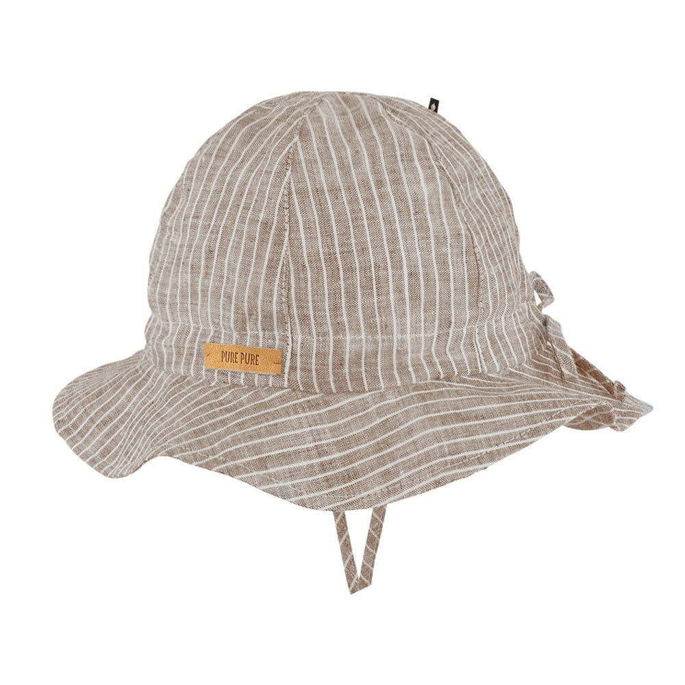 Cappello 100% Lino - Beige
